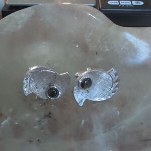 Vintage Sterling Silver Cuff Links